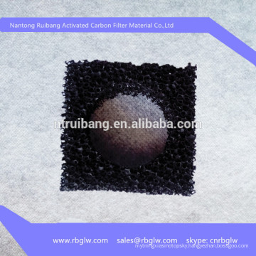 manufacturing odor removal material small activated carbon filter